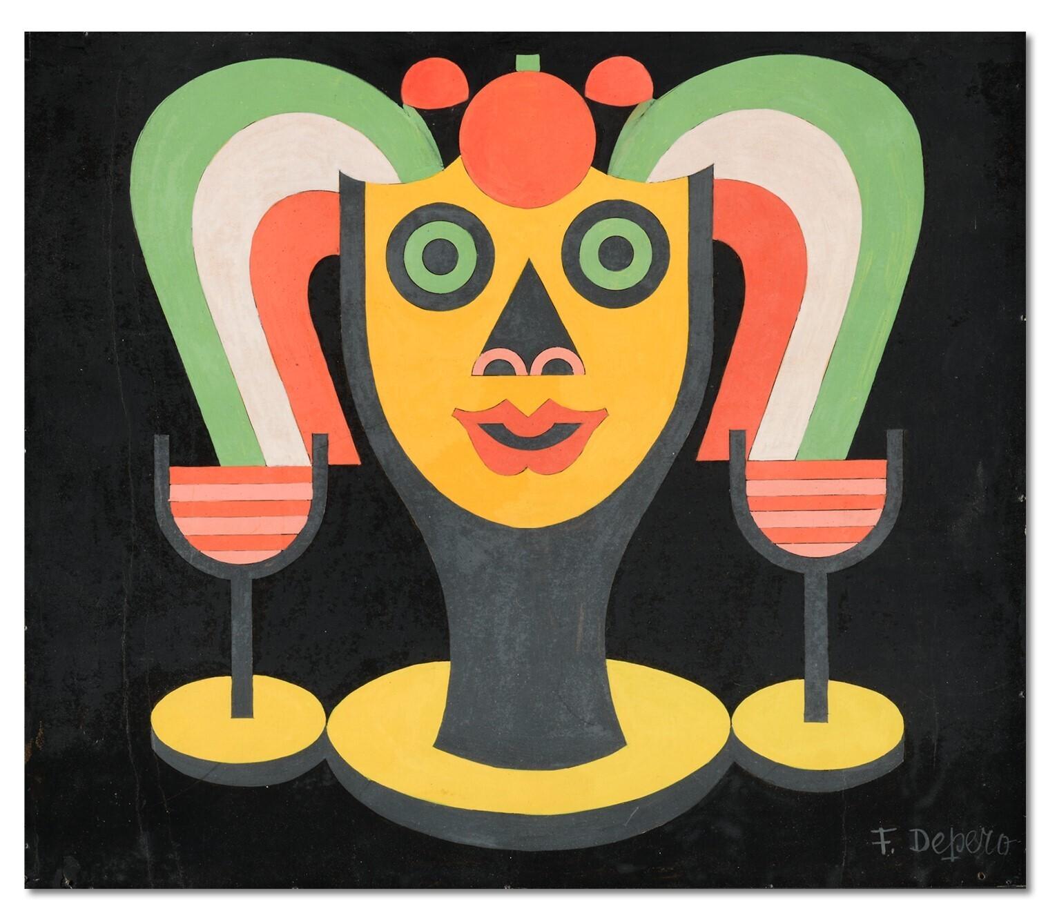 Fortunato Depero - Allegoria del vino