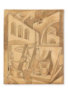 Fortunato Depero - Bevitore, 1944