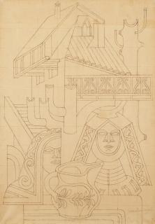 Fortunato Depero - Caraffa paesana