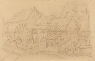 Fortunato Depero - Case ai Francolini