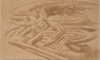 Fortunato Depero - Cavalcata di spolette