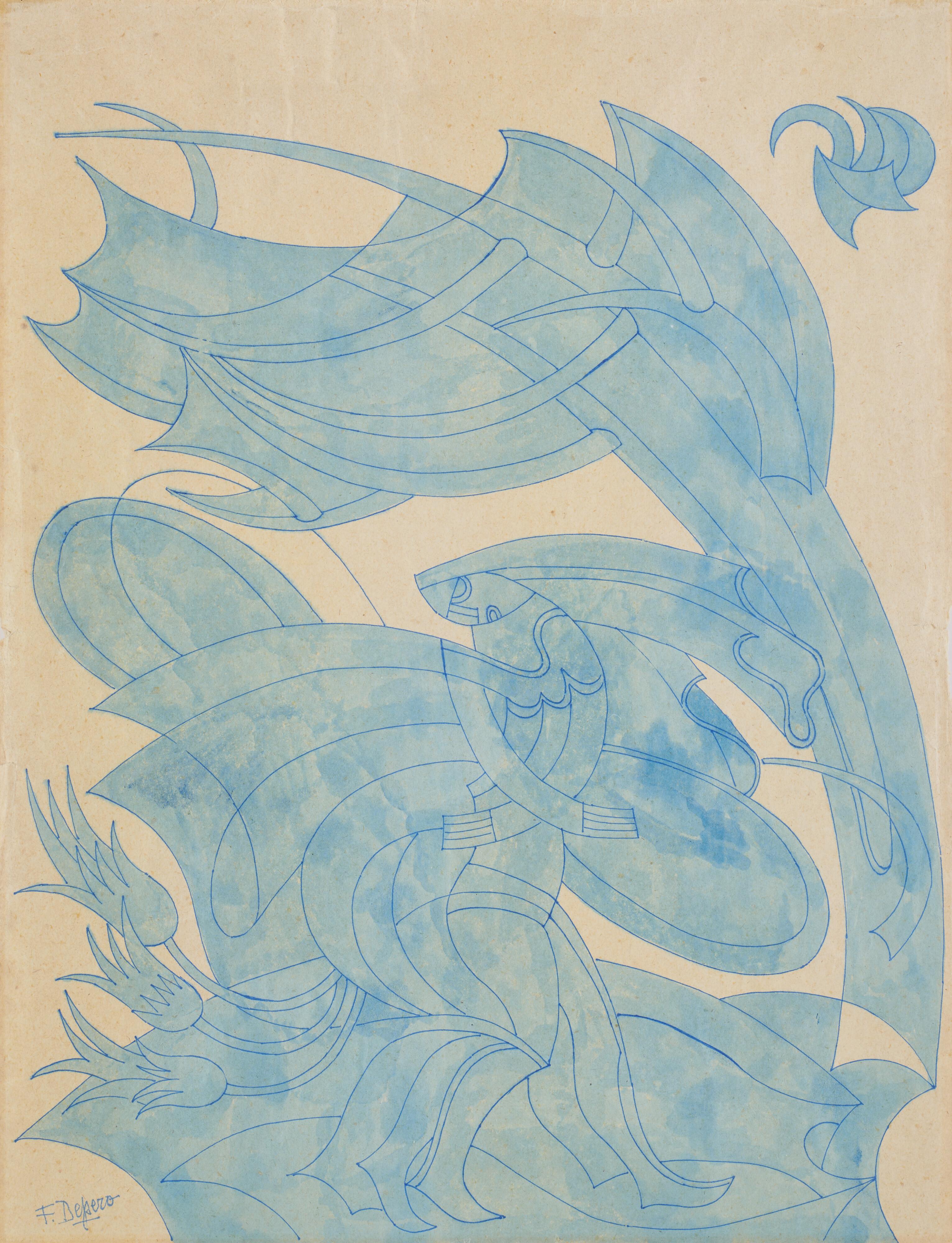 Fortunato Depero - Colpo di Vento