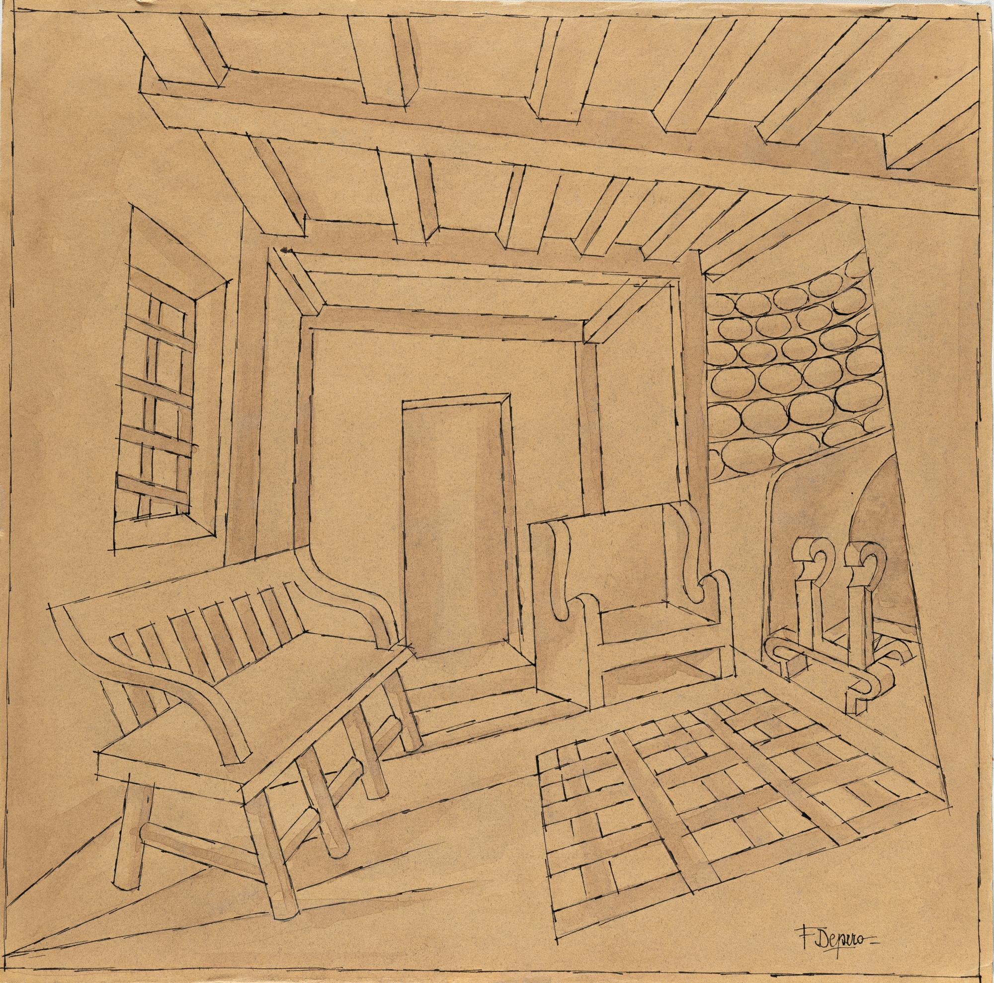 Fortunato Depero - Interno