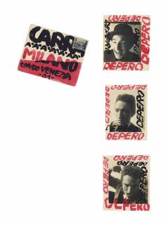 Fortunato Depero - Message With Self Portraits, 1915