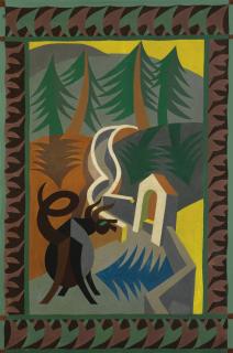 Fortunato Depero - Mucca In Montagna 