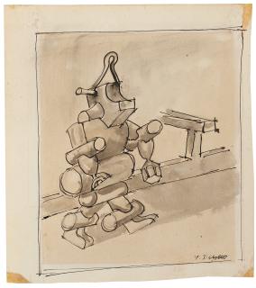 Fortunato Depero - Uomo macchina