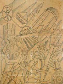 Fortunato Depero - Vampa eroica