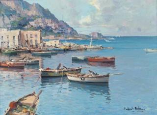 Fortunato Fontana - On the Neapolitan coast