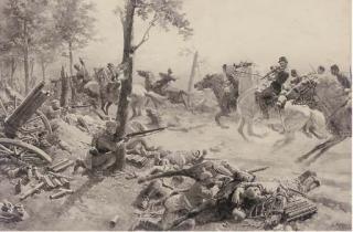 Fortunino Matania - In The Heat of Battle