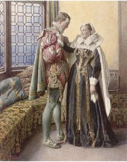 Fortunino Matania - Lord Darnley And Mary Stuart