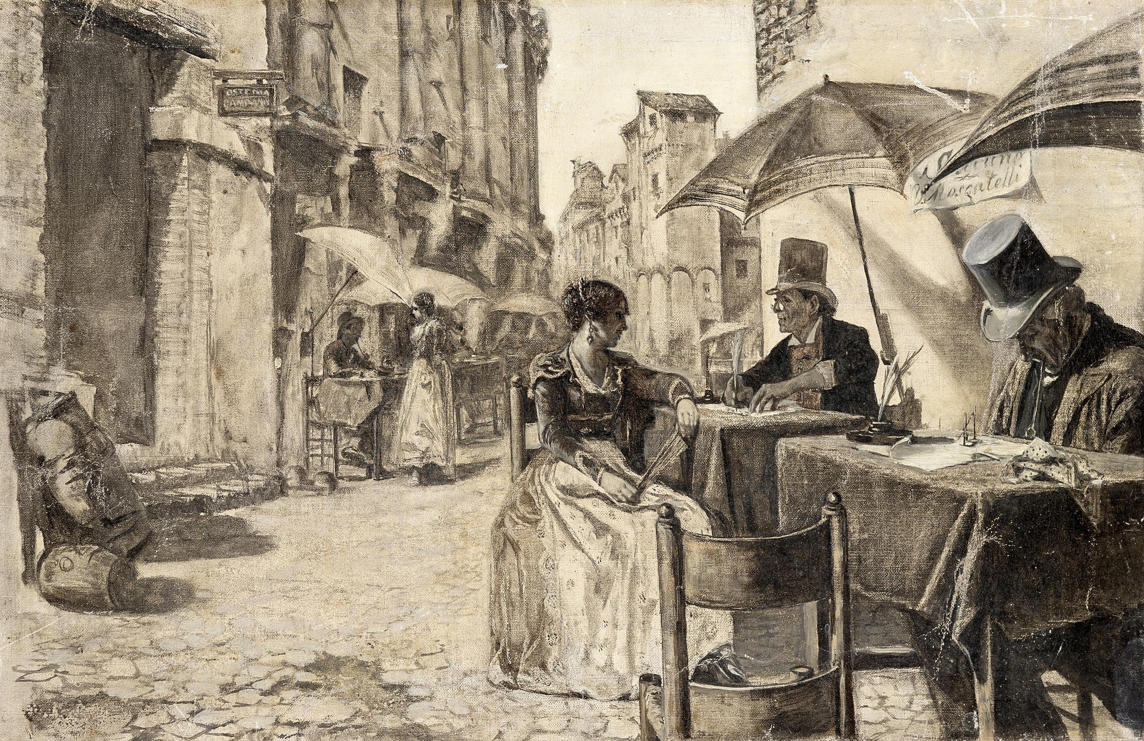 Fortunino Matania - Scrivans Publics