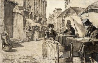 Fortunino Matania - Scrivans Publics