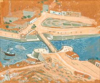 Fotis Kontoglou - Bridge, Chalkida