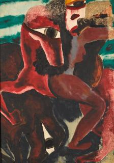 Fouad Kamel - Untitled (Woman With A Horse)
