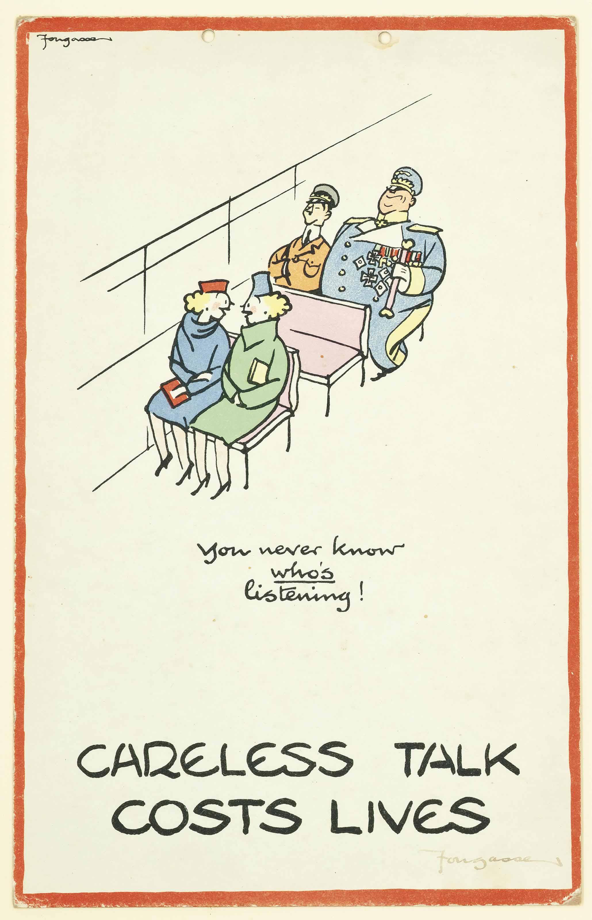 Fougasse - Careless Talk Costs Lives