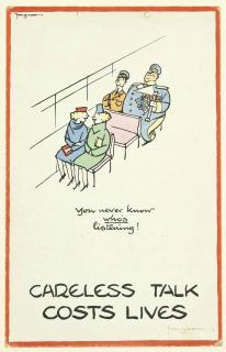 Fougasse - Careless Talk Costs Lives