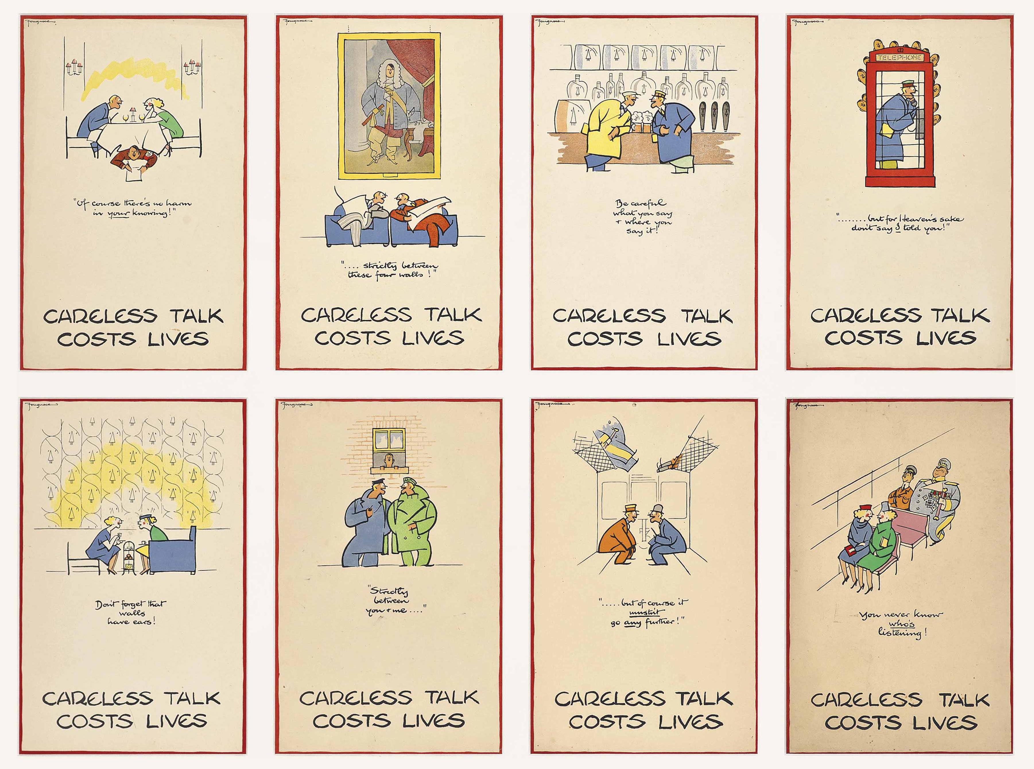 Fougasse - CARELESS TALK COSTS LIVES