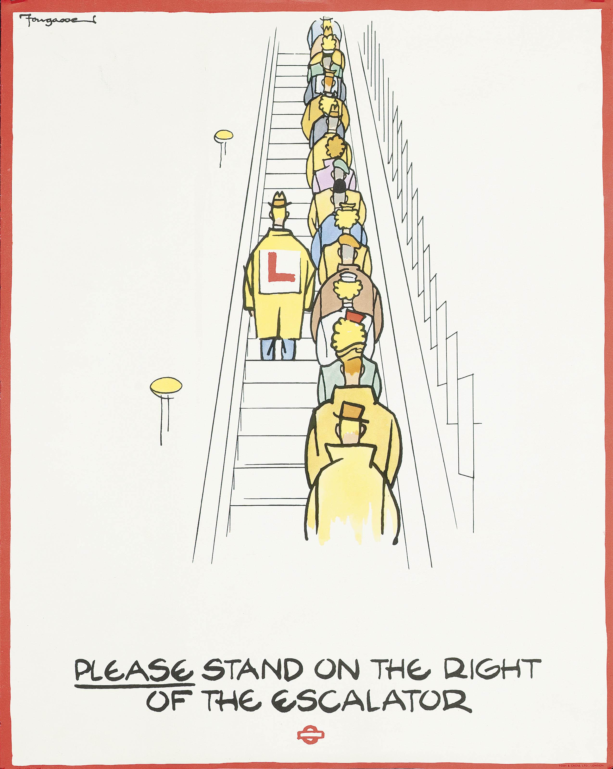 Fougasse - Please Stand On The Right of The Escalator