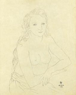 Foujita Tsuguharu - Nude