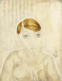 Foujita Tsuguharu - Young woman