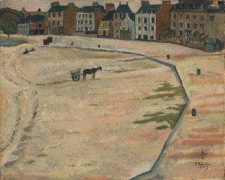 Foujita - Charrette Sur La Plage (Cart On The Beach)