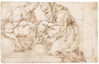 Fra Semplice Da Verona - Felix Of Cantalice Receiving The Infant Jesus From The Virgin