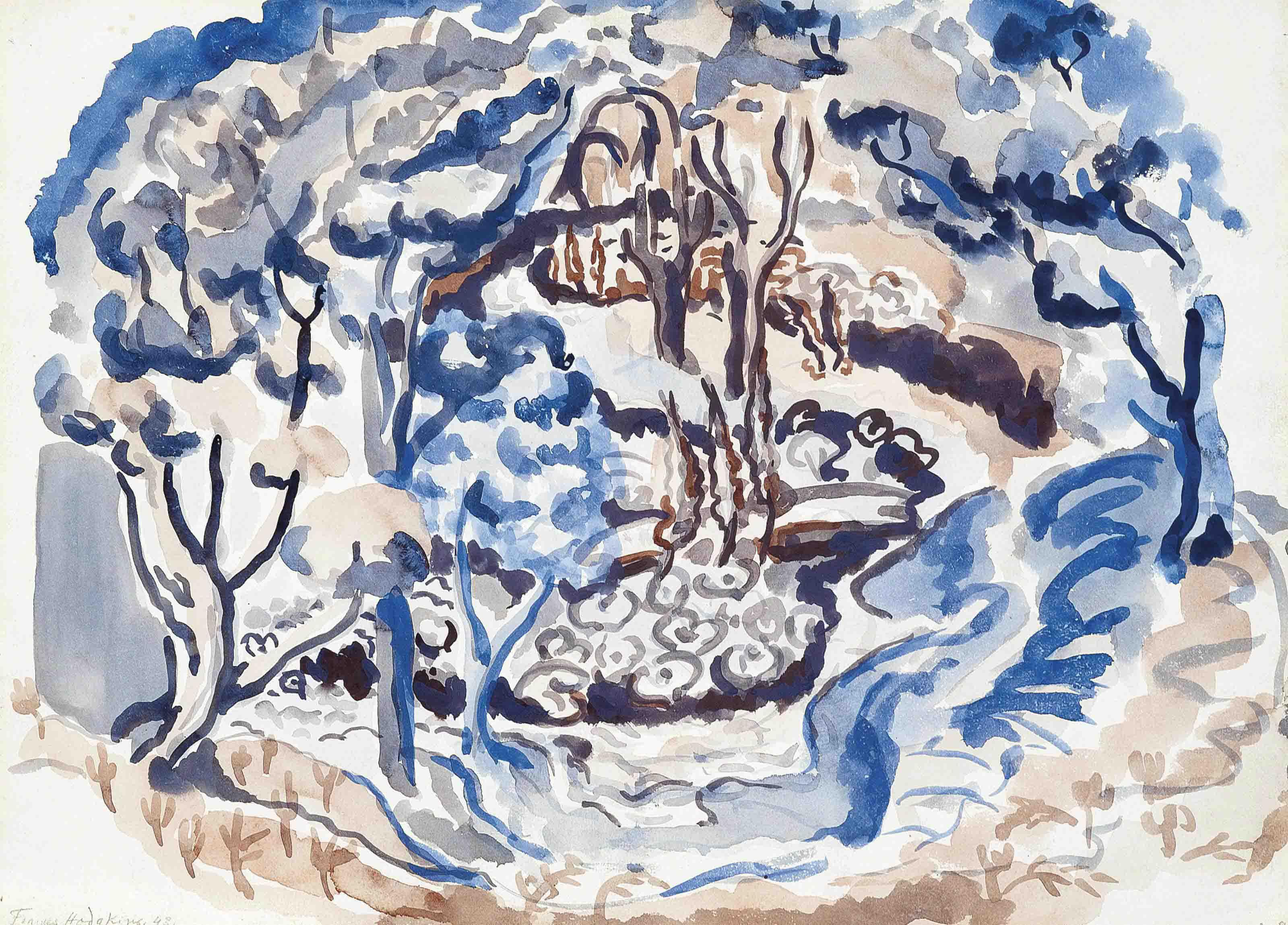 Frances Hodgkins - A Grove