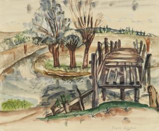 Frances Hodgkins - Flatford Bridge