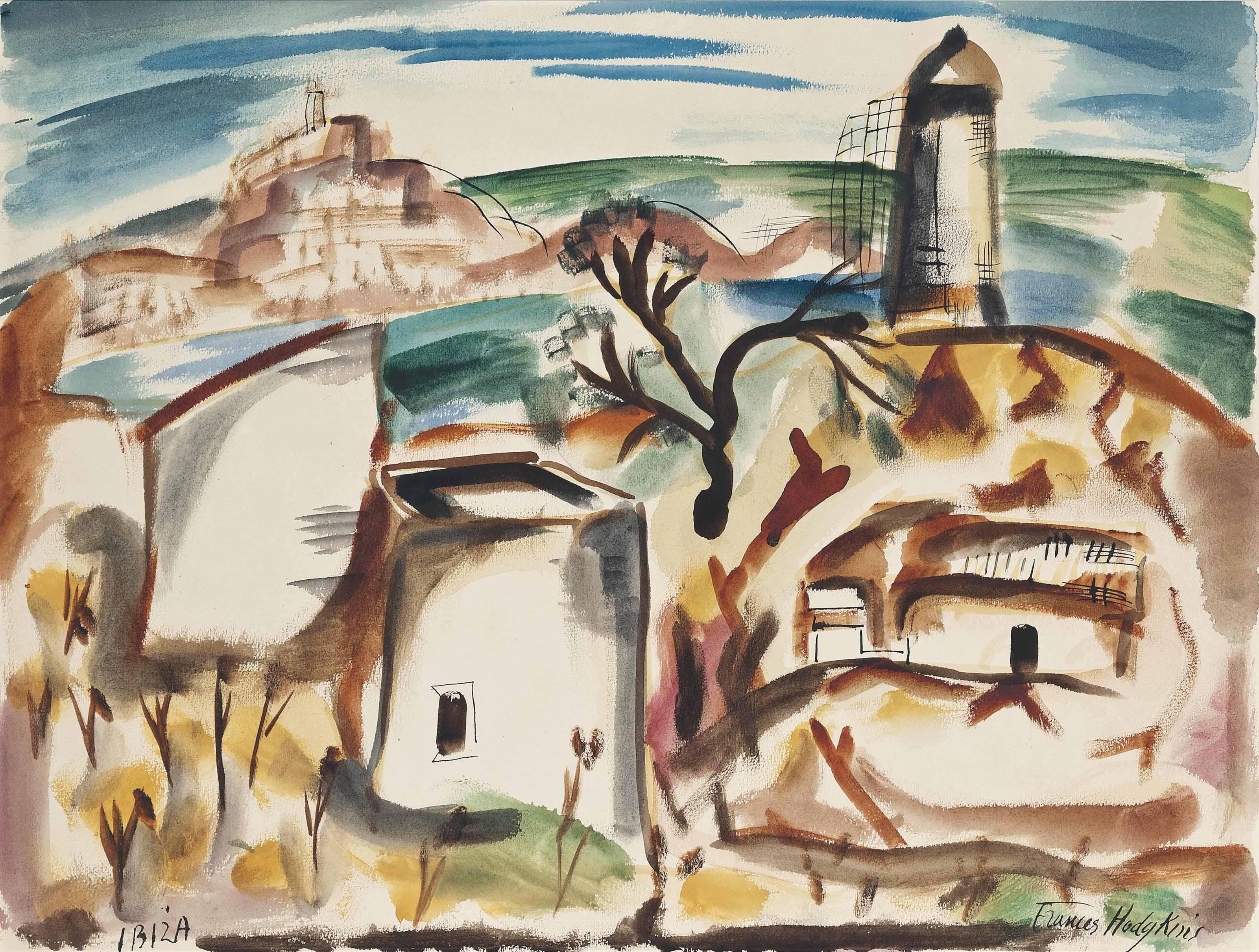 Frances Hodgkins - Ibiza