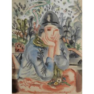 Frances Hodgkins - Portrait Of A Lady