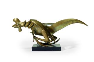 Frances Kent Lamont - ‘Gallic Cock’ (Crouching Rooster)