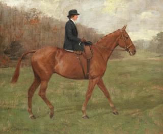 Frances Mabel Hollams - An Autumn Ride