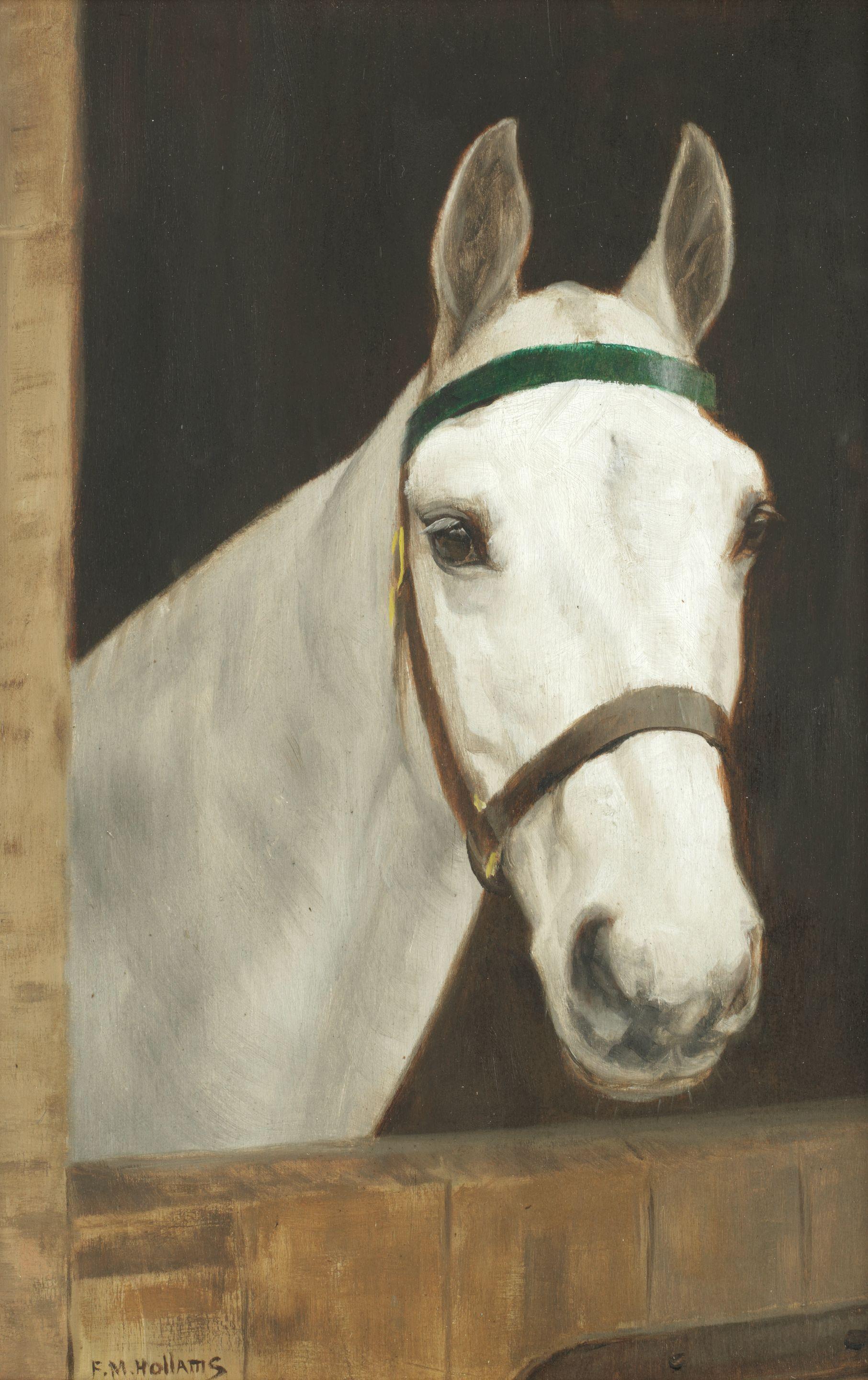 Frances Mabel Hollams - Head Of A Grey