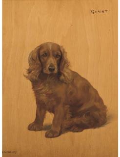 Frances Mabel Hollams - Quaint, A Spaniel