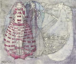 Frances Macdonald MacNair - Bows, Beads And Birds