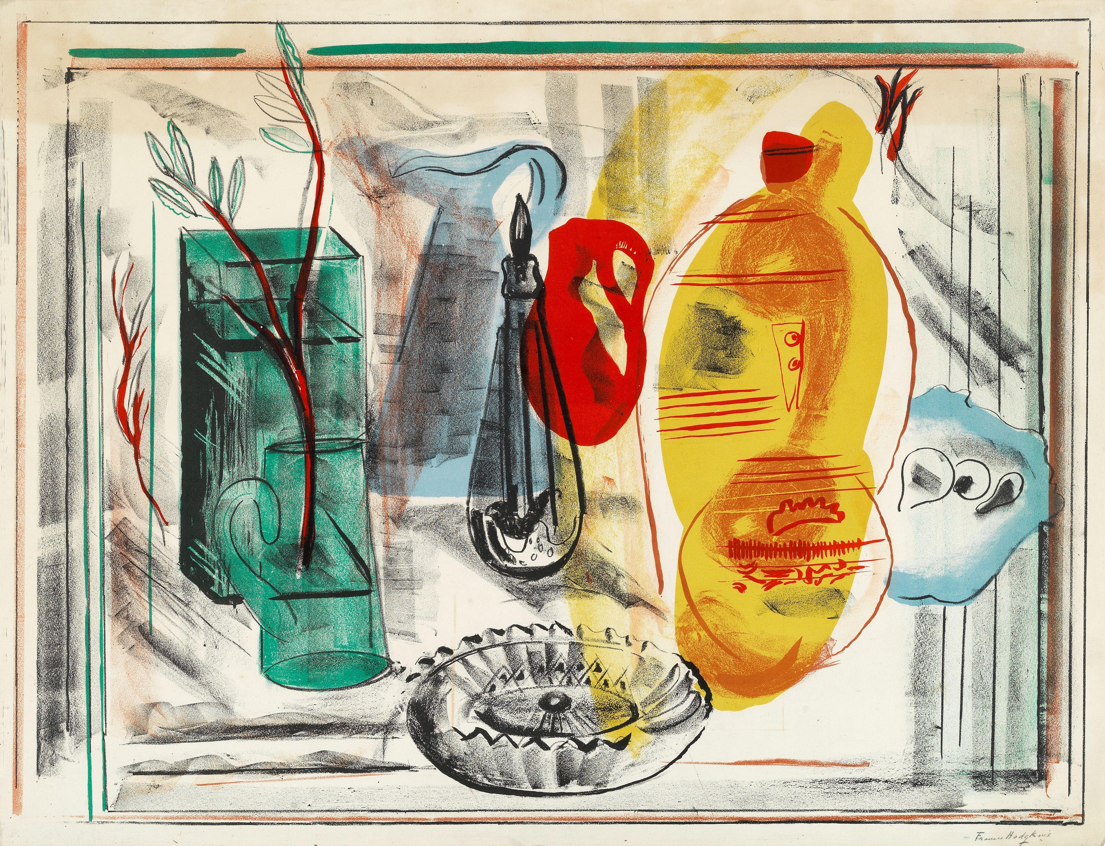 Frances Mary Hodgkins - An Arrangement of Jugs