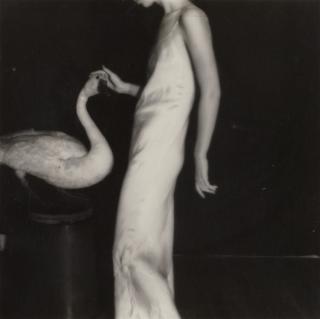 Francesca Woodman - Lucy with Goose, 1977