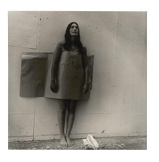 Francesca Woodman - Untitled, Providence, Rhode Island (Woman with Seashell)
