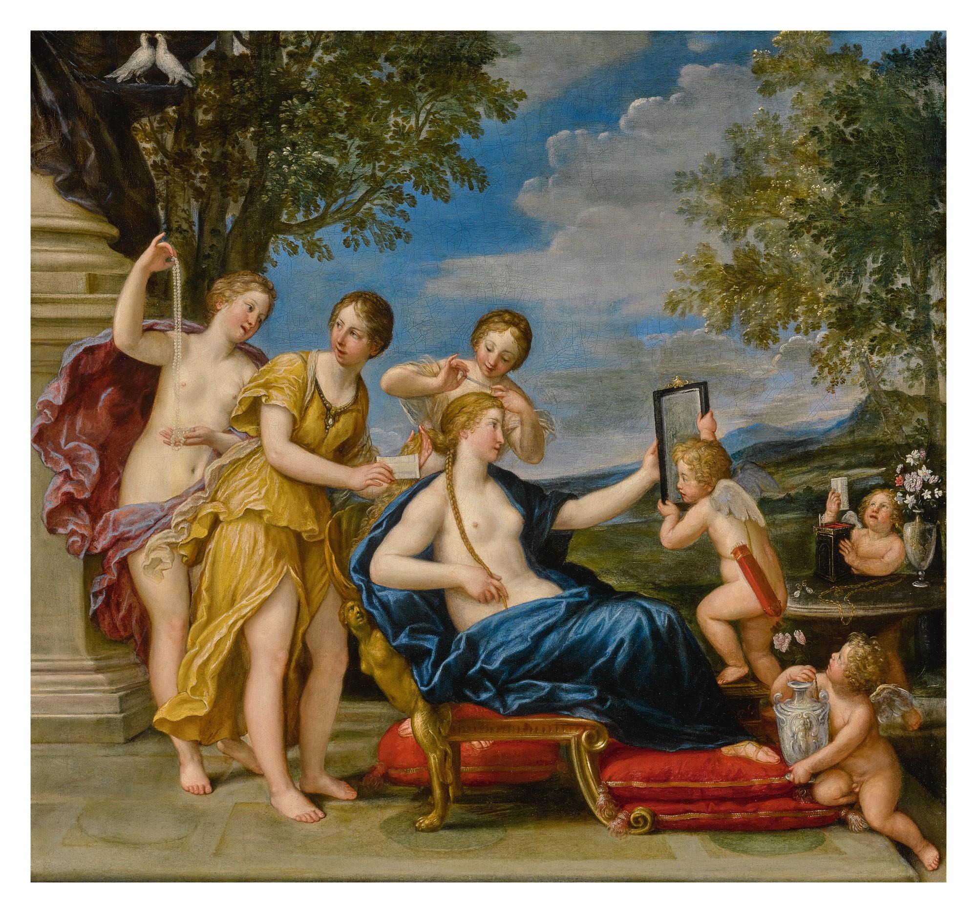 Francesco Albani - Toilet Of Venus