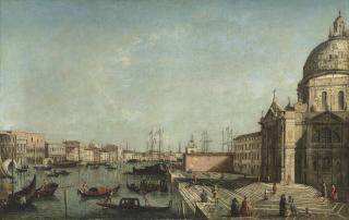 Francesco Albotto - The Bacino Di San Marco, Venice, With Santa Maria Della Salute, The Punta Della Dogana, The Ducal Palace And The Libreria