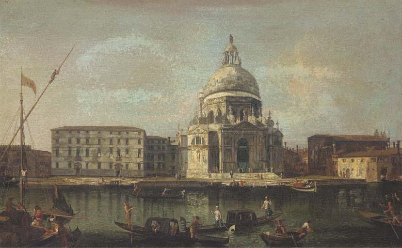 Francesco Albotto - The Basilica of Santa Maria della Salute, Venice, looking south across the Grand Canal