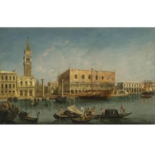 Francesco Albotto - Venice, A View Of The Molo From The Bacino Di San Marco, With The Piazzetta And The Palazzo Ducale