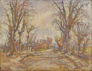 Francesco Arata - Paesaggio autunnale