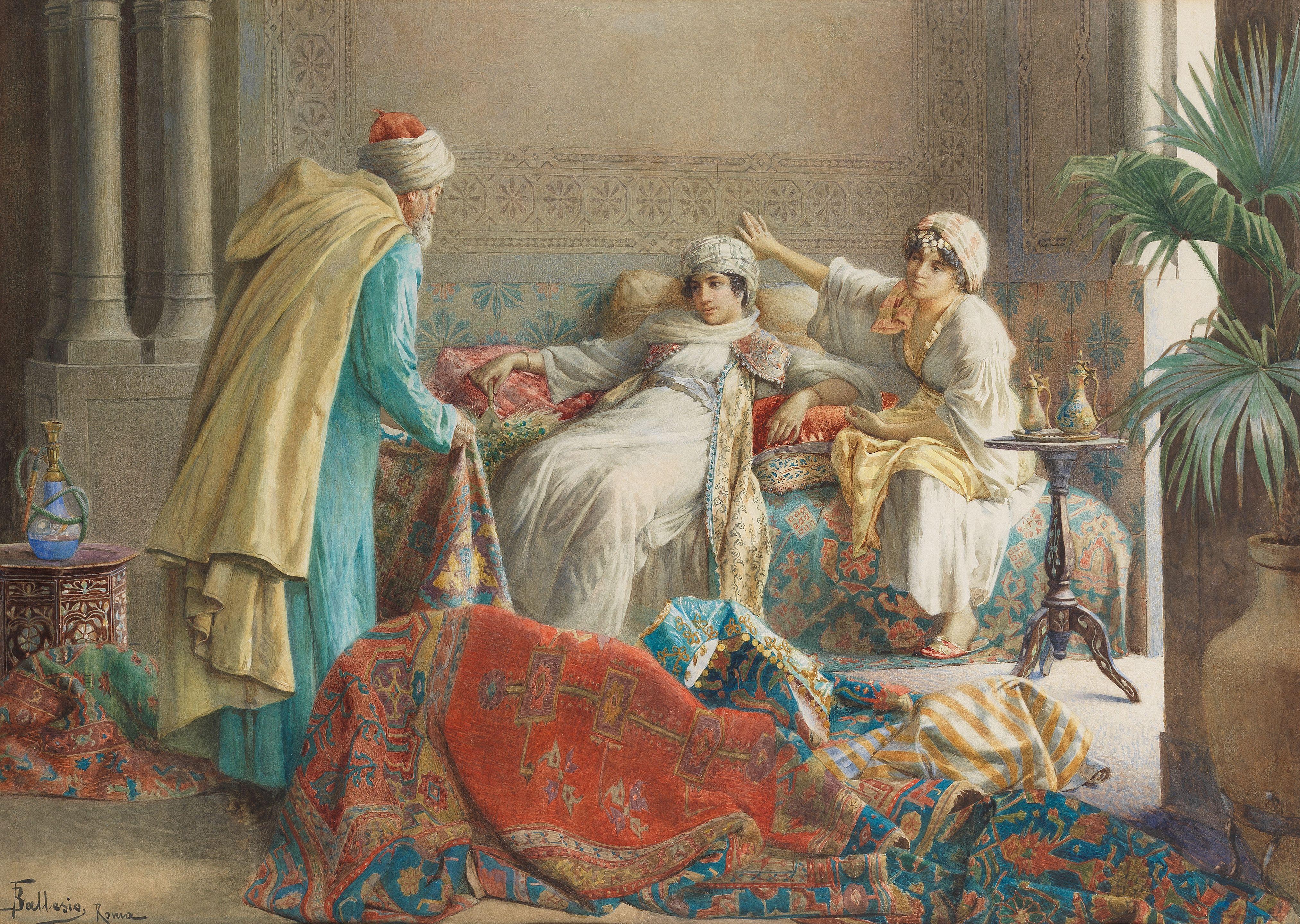 Francesco Ballesio - The carpet merchant