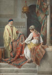 Francesco Ballesio - The carpet seller