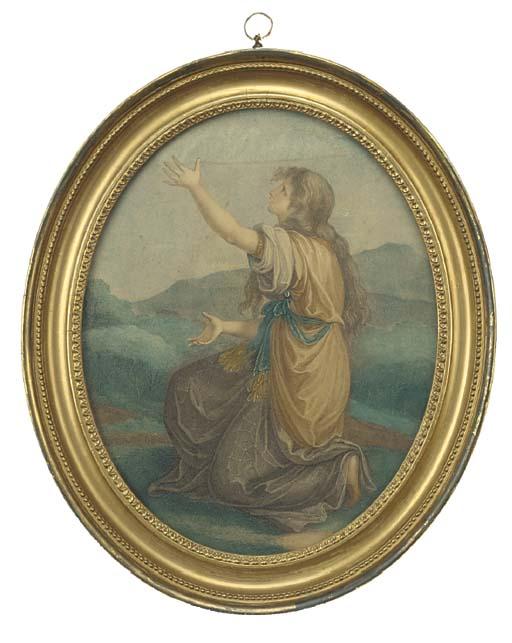 Francesco Bartolozzi, R.A. - A lady being attended to by two servant girls