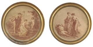 Francesco Bartolozzi, R.A. - Six Allegorical scenes