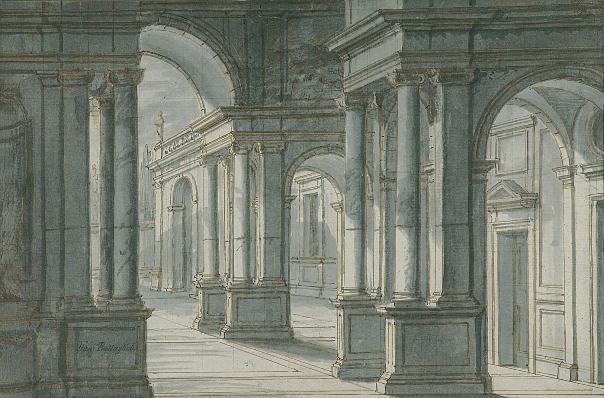 Francesco Battaglioli - Palastarchitektur.