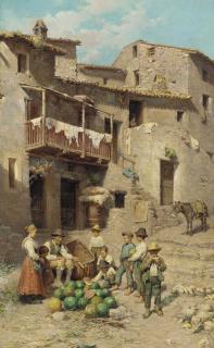 Francesco Bergamini - The Watermelon Vendor