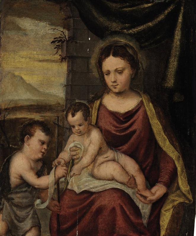 Francesco Brini - The Madonna and Child with the Infant Saint John the Baptist